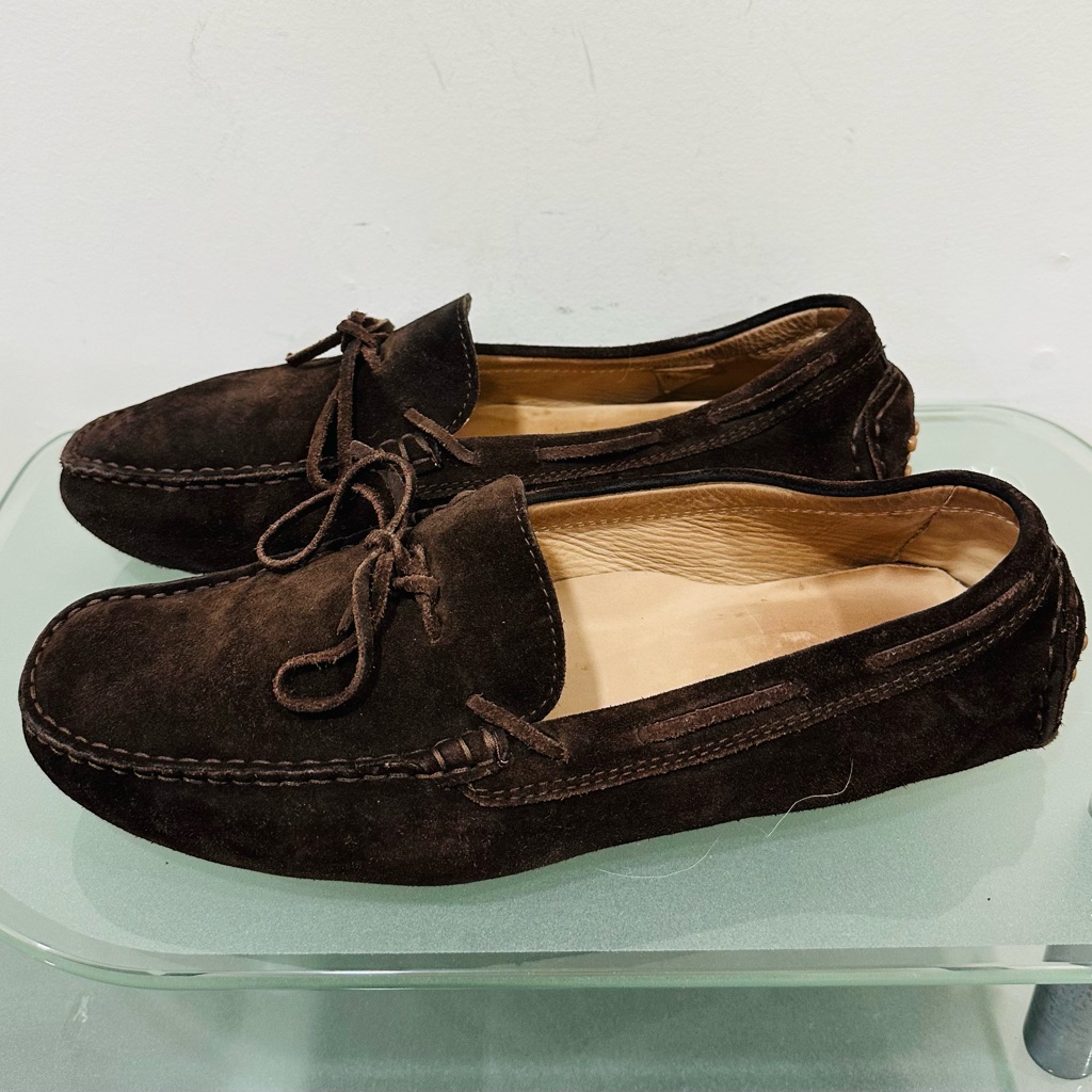 Koio Maranello In Brown Suede Shoes Loafers Mens Size 10 M